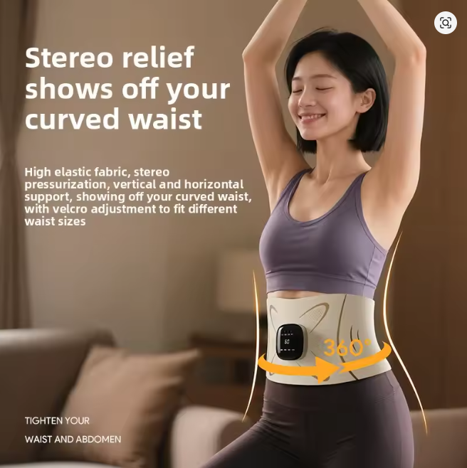 2025EMS micro-current waist pulse massager