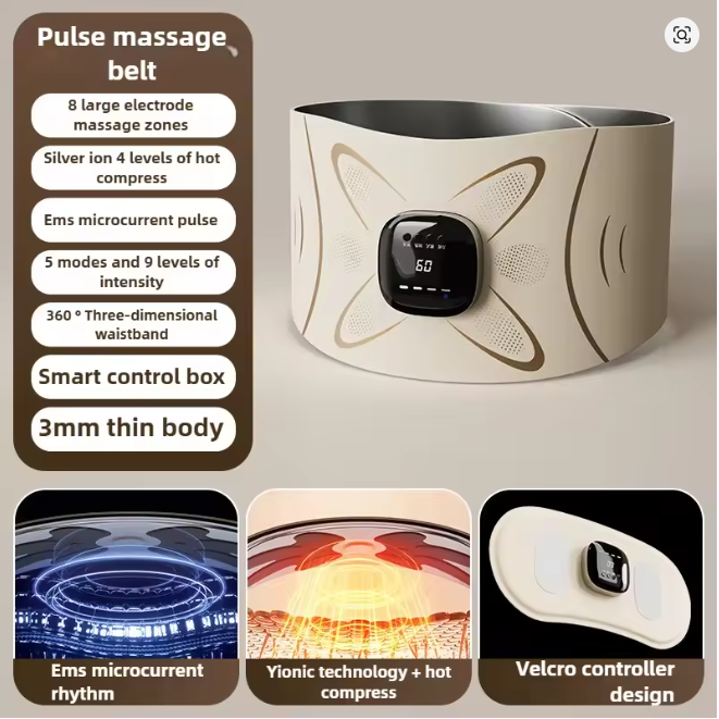 2025EMS micro-current waist pulse massager